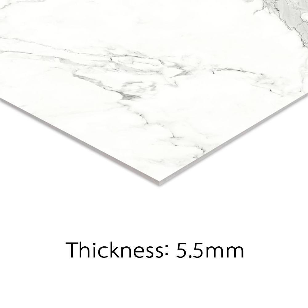 900x1800 Large Size White Carrara Marble Slim Ceramic  Wall And Floor Tile