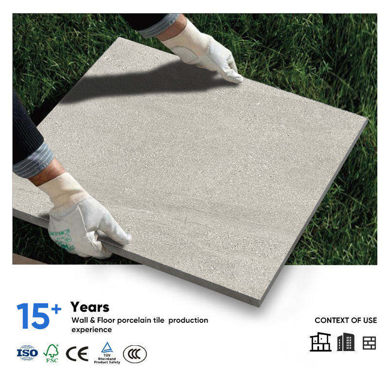 Realgres 2cm anti indoor full body non slip driveway porcelain floor rustic concrete paving outdoor tile for garden