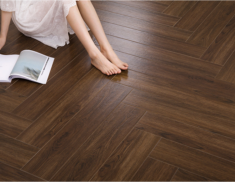 Decorative Brown Floor Wooden Tiles Grain Wood Texture Wall Tile 150*900 mm Porcelain Wood Tiles Floor