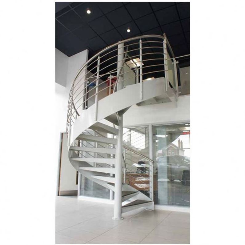 Staircase/Exterior Galvanized Metal Escalier/Carbon Steel Landing Spiral Stairs Winding Stair Indoor