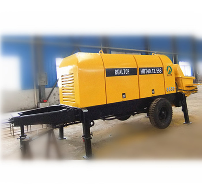 Electric HBT40,60,80S manufacturer electric portable trailer concrete pump machines for sale