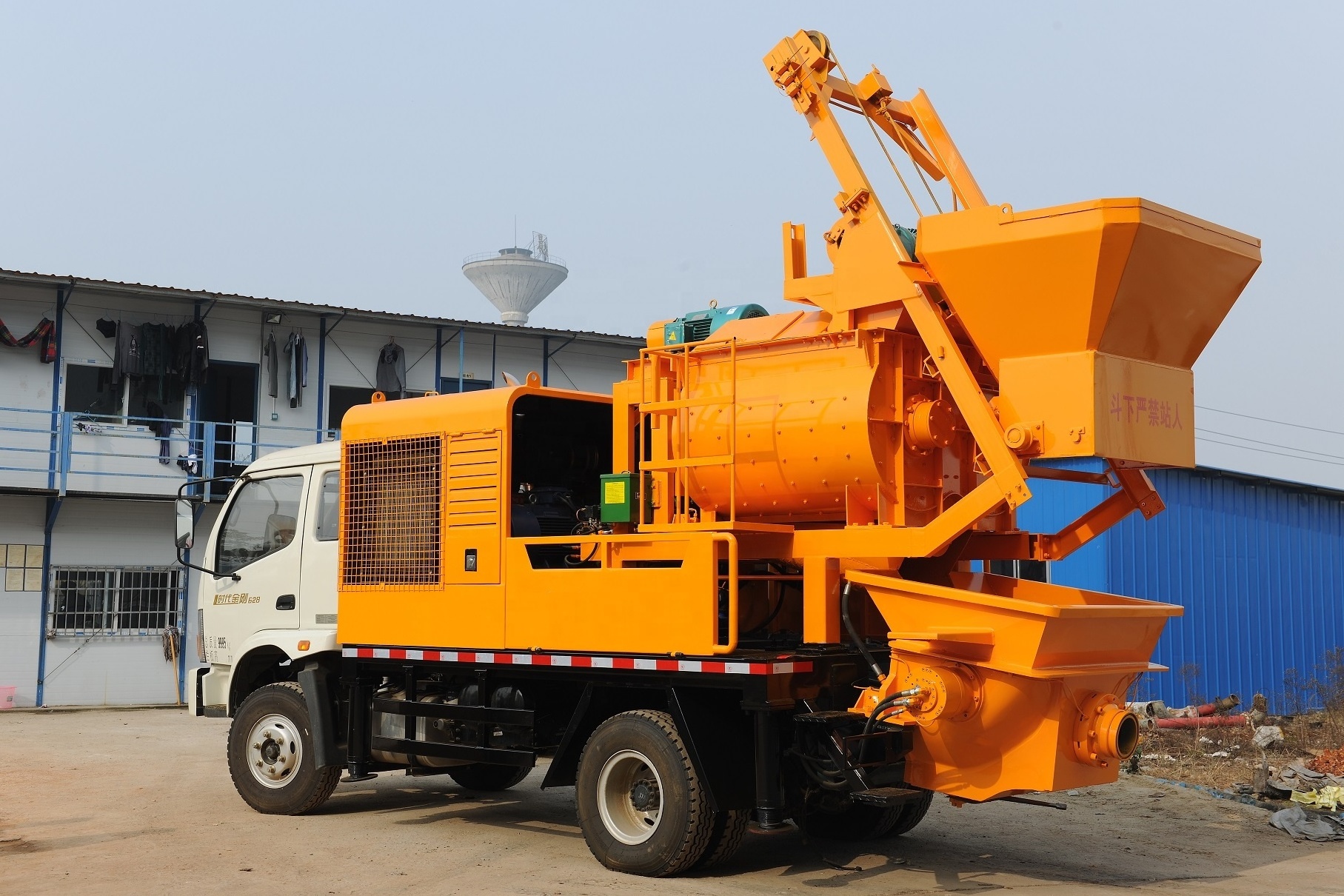 Jbc50/500 Truck Mounted Concrete Mixing Pump Concrete mixer Pump