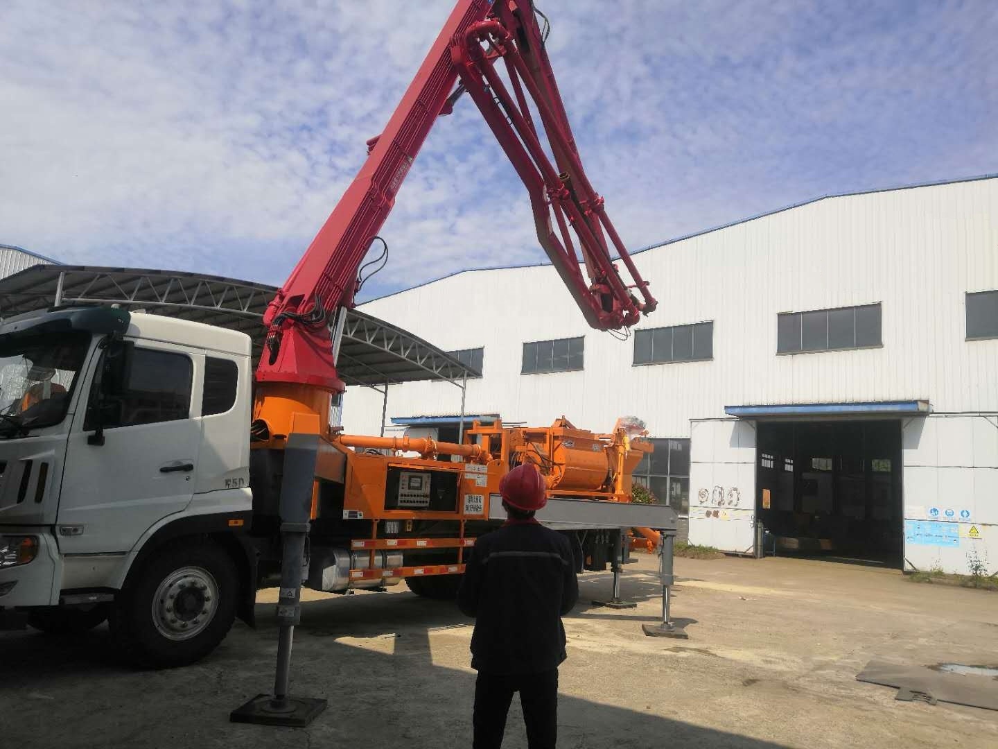 bpm-28 28M Truck Mounted Concrete Mixer Boom Pump