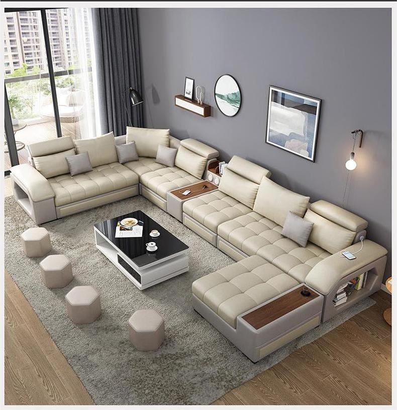 Living Room Fabric Sofas for Home Luxury Royal Sofa set 7 Seater Couch Living Room Lounge Sectional Sofas