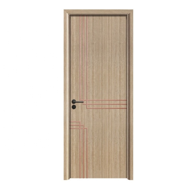 China Factory Porte En Bois Swing Restroom Outdoor Wpc Door