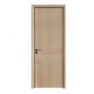 China Factory Porte En Bois Swing Restroom Outdoor Wpc Door