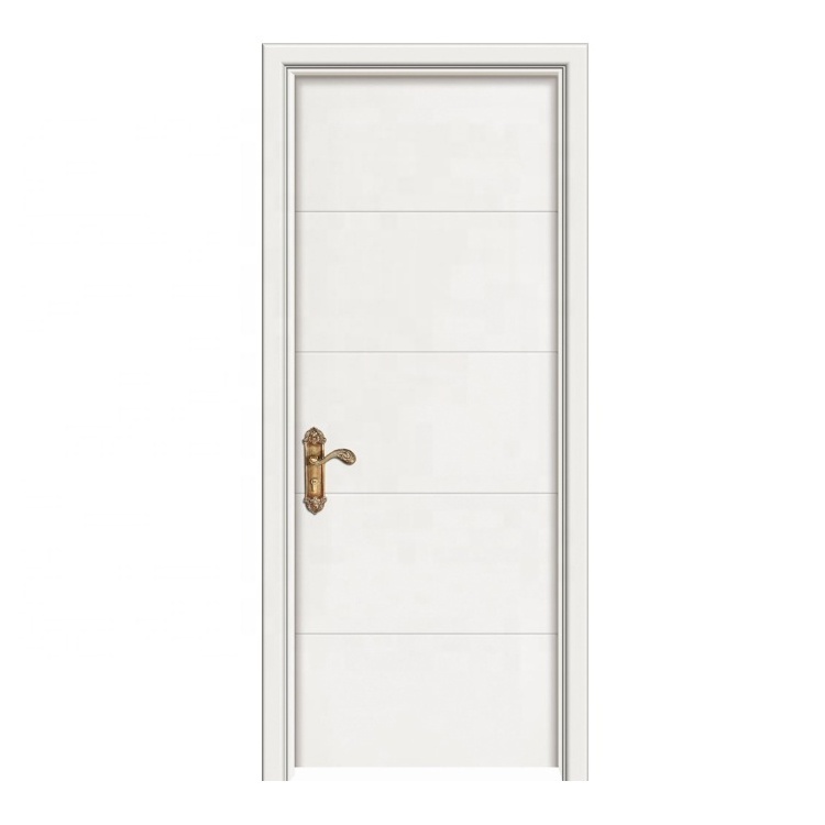 China Factory Porte En Bois Swing Restroom Outdoor Wpc Door