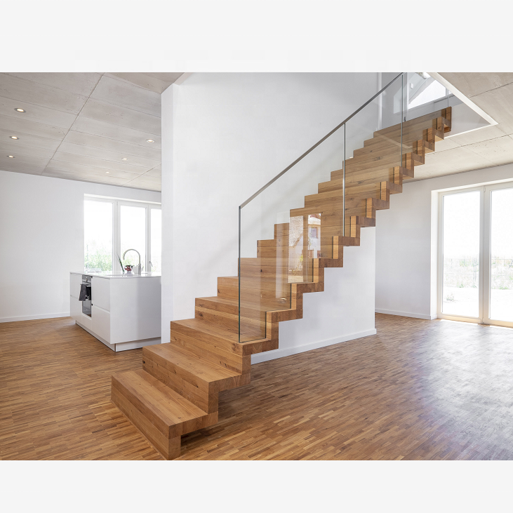 Modern Wooden Folding Stairs Interior House Staircase Design