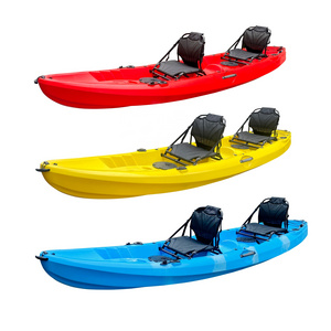 RY 2+1 3Seat Family Plastic Boat Three People Fishing Kayak Rowing Kayak