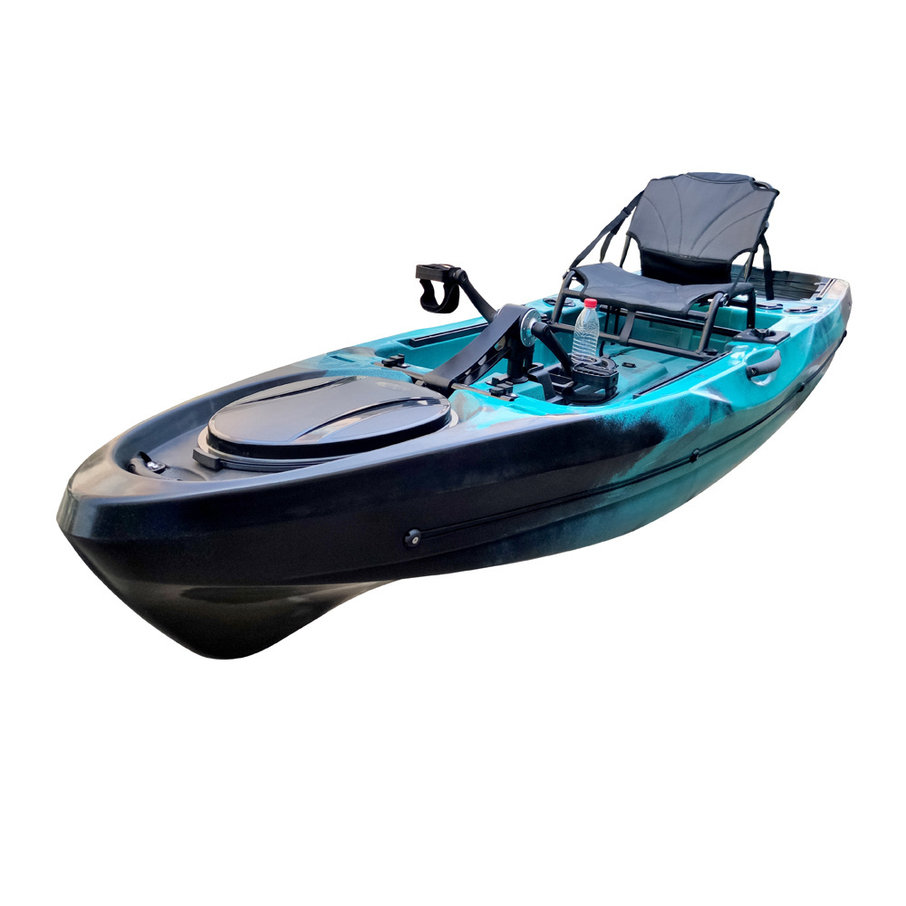 Hard Plastic LLDPE Material Small Fishing Kayak/Boat For Adults With Pedal Drive