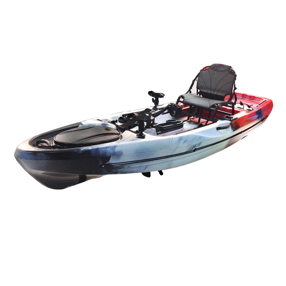 Hard Plastic LLDPE Material Small Fishing Kayak/Boat For Adults With Pedal Drive