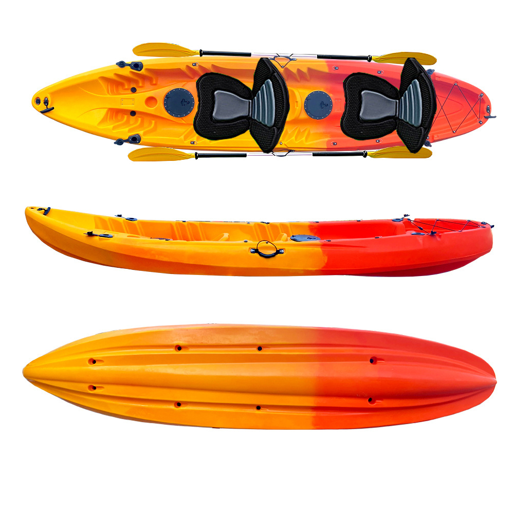 RY 2+1 3Seat Family Plastic Boat Three People Fishing Kayak Rowing Kayak