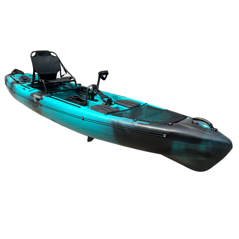 Ocean motor engine fishing Kayaks with foot pedal hand free Solo boats Fishing boats on sale