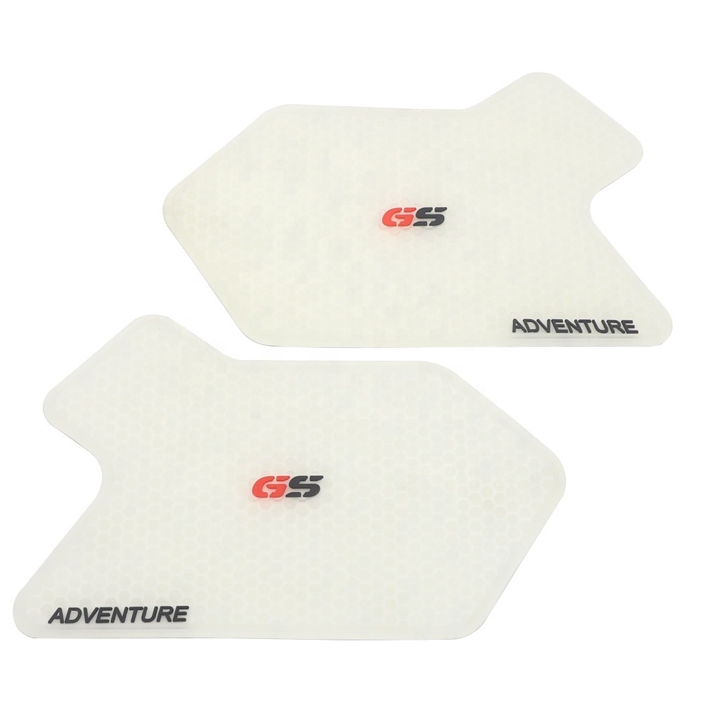 REALZION Motorcycle Parts Soft Rubber Anti Slip Fuel Tank Pad Protector Side Sticker For BMW R1200GS R1250GS ADV 2014-2020