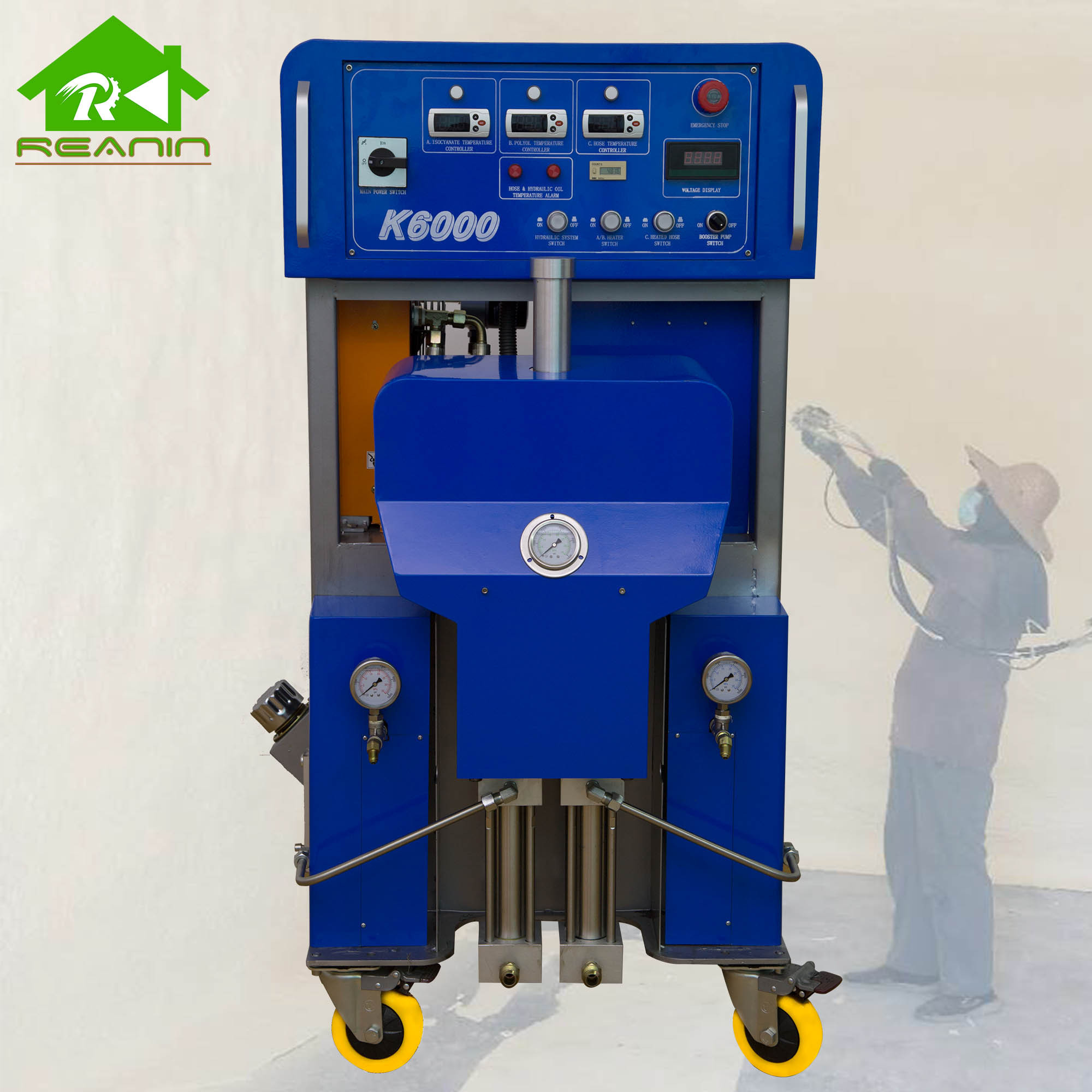 Reanin-K6000 Hydraulic Polyurea Polyurethane Spray Foam Machine/Equipment