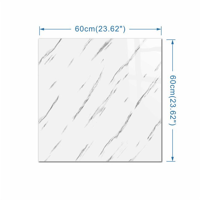 2023 Innovative Products Marble Pattern Waterproof Wall Stickers Modern Bathroom Marble Tile Wall Sticker