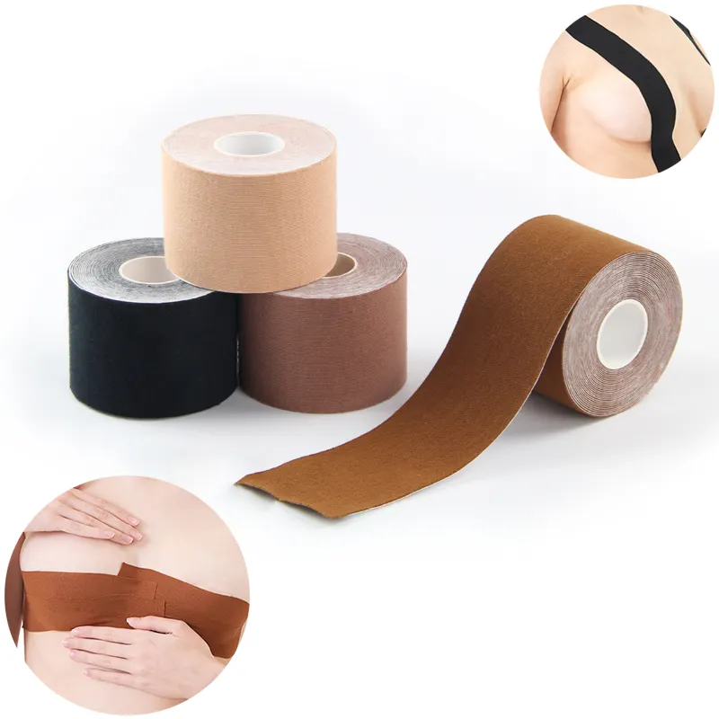 Factory Women boob tape body bra tape breast lift up tape with nipple cover