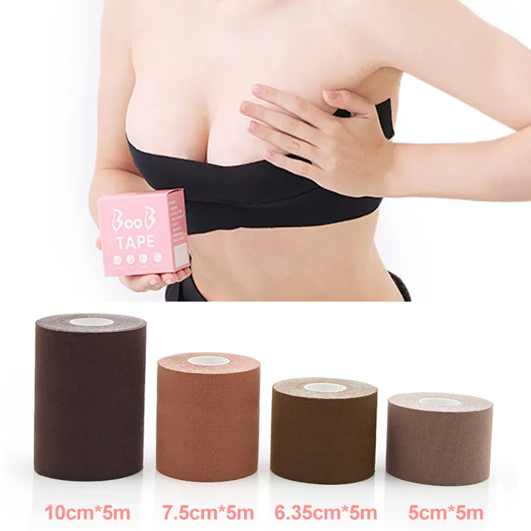 Factory Women boob tape body bra tape breast lift up tape with nipple cover