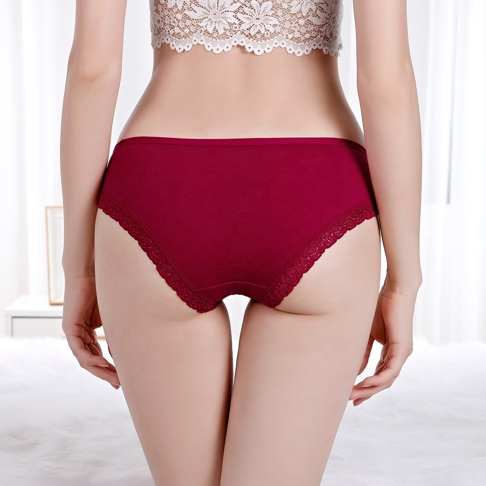 In stock cotton ladies panties wholesale ebay women's panties