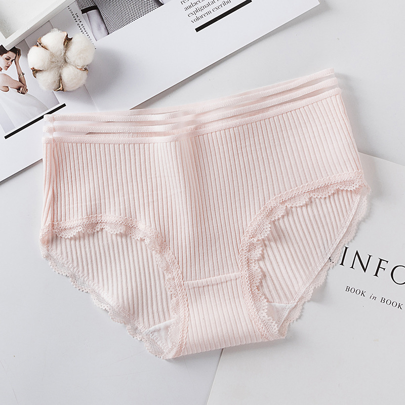 Lingerie Wholesale thread female briefs high quality breathable women's sexy cotton panties ladies underwear