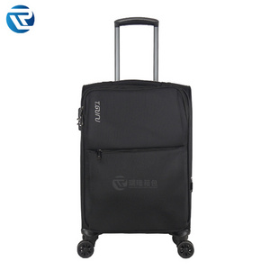 2023 Hot selling 3 pieces of 20 24 28 inch luggage Premium custom Nylon Suitcase Travel soft fabric luggage