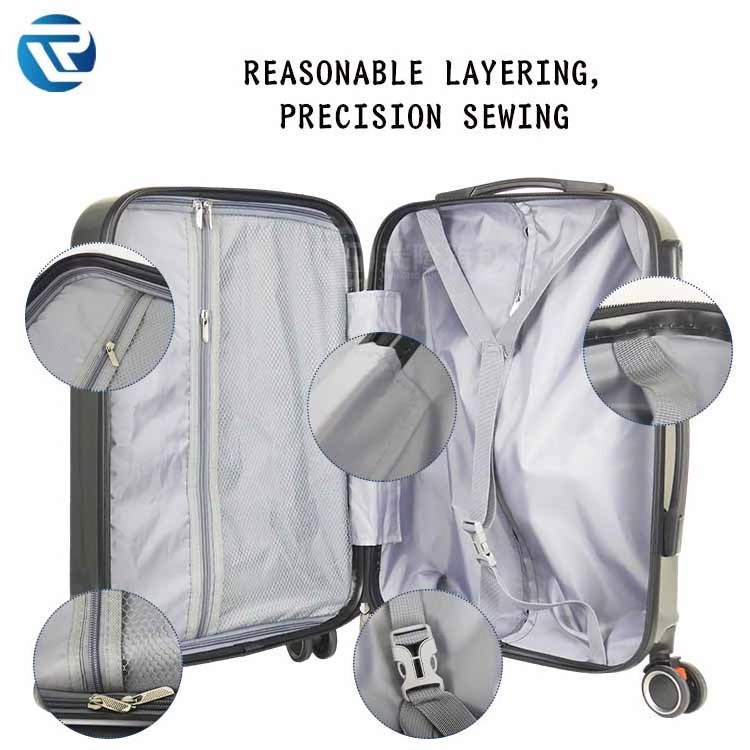 brand business ABS and PC suitcases luggage carry-on Traveling Bag Hand Trolley suitcase sets luggage