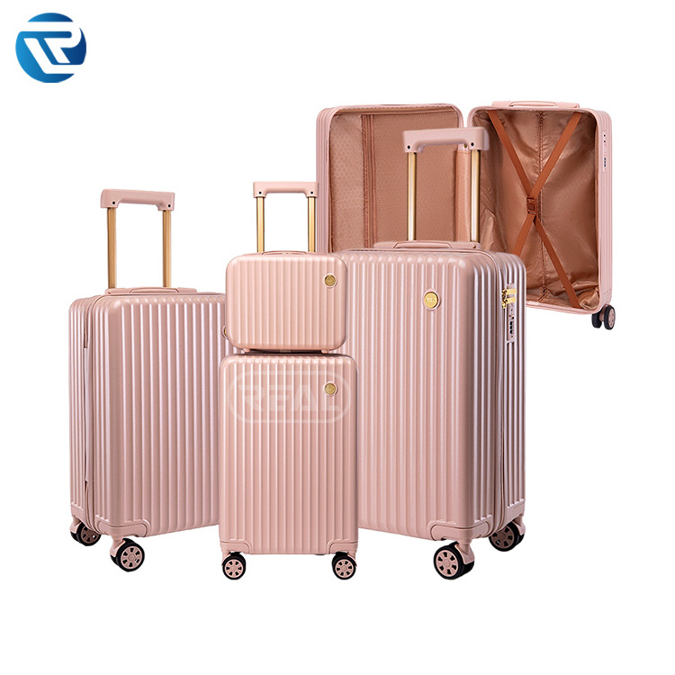 Private brand four-piece makeup bag and luggage vertical design for men and women Business travel Student gifts for long trips