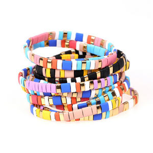 Bohemian Miyuki Tila Bead Bracelet Handmade Square Seed Beads Bracelet For Women Friendship Jewelry