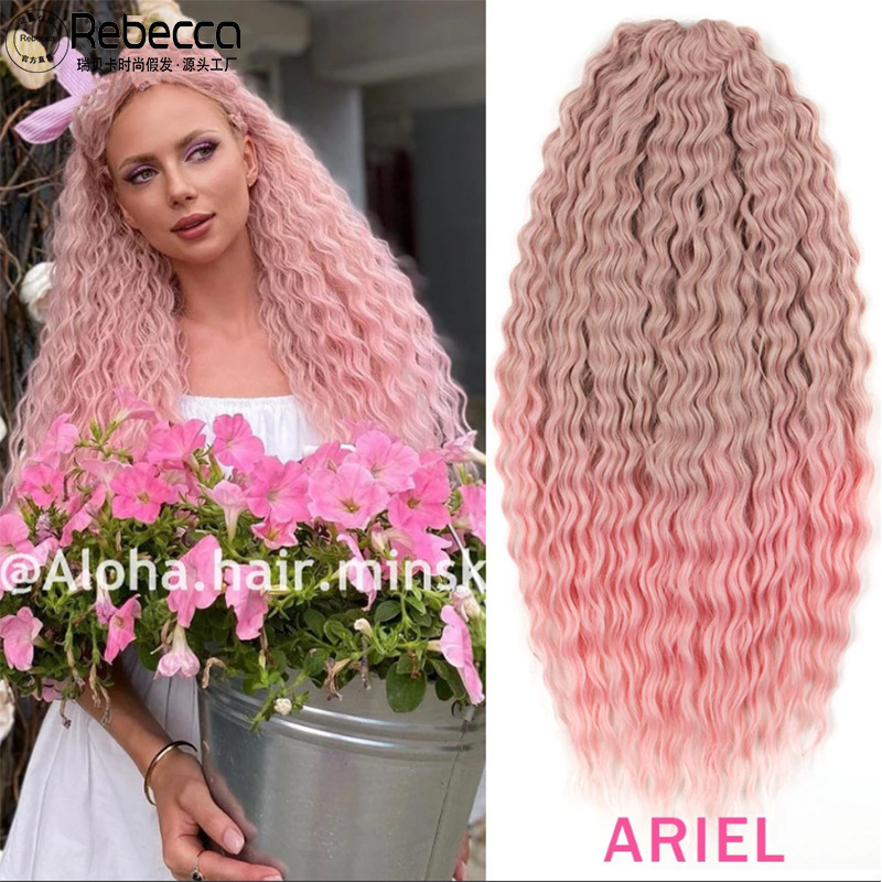 Crochet Braid Hair Super Long Braiding Hair 18 To 30inches 100 To 300g Mini Deep Curly Twist Synthetic Braiding Hair Extension