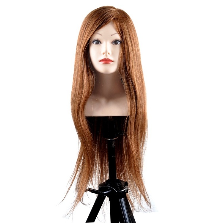 Rebecca 8-24Inches Female Human Hair Doll Manikies Wholesale Mannequin With Hair Barber Mannequin Training Head Mannequins