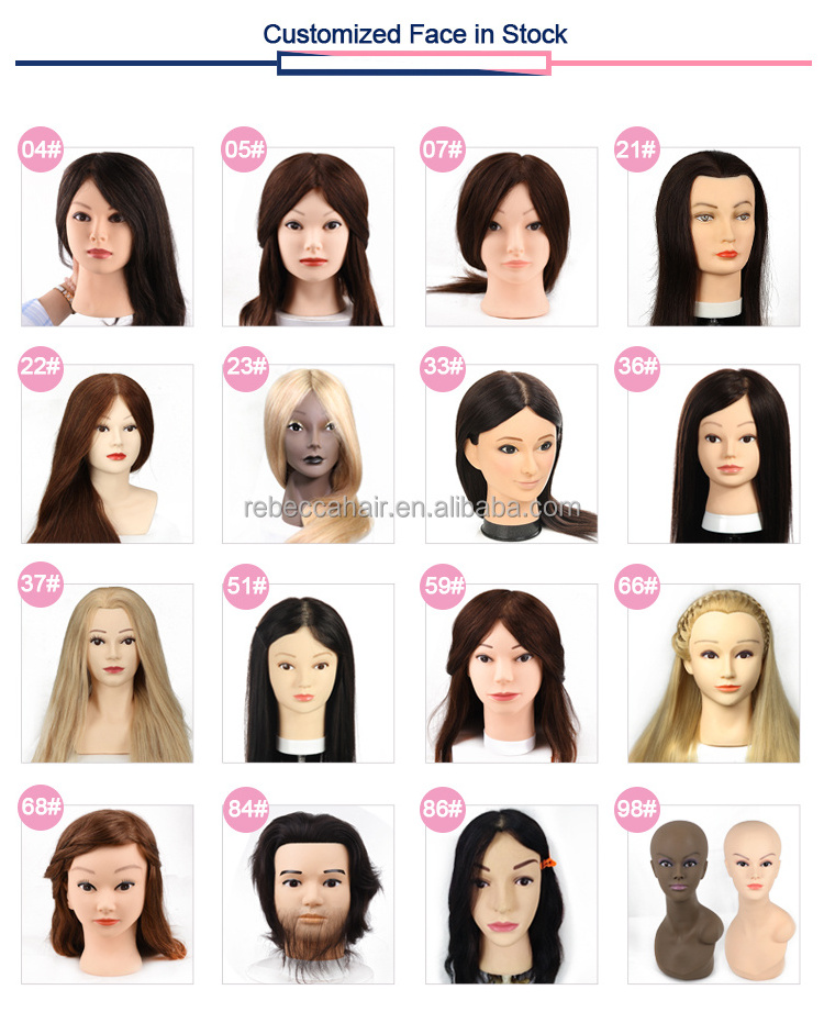 Rebecca cheap 51cm size mannequin head without hair for show