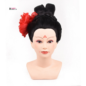 Learner Hairdressers Synthetic Head Mannequins Hair Manikin Training Heads Practice Mannequin Female afro training head