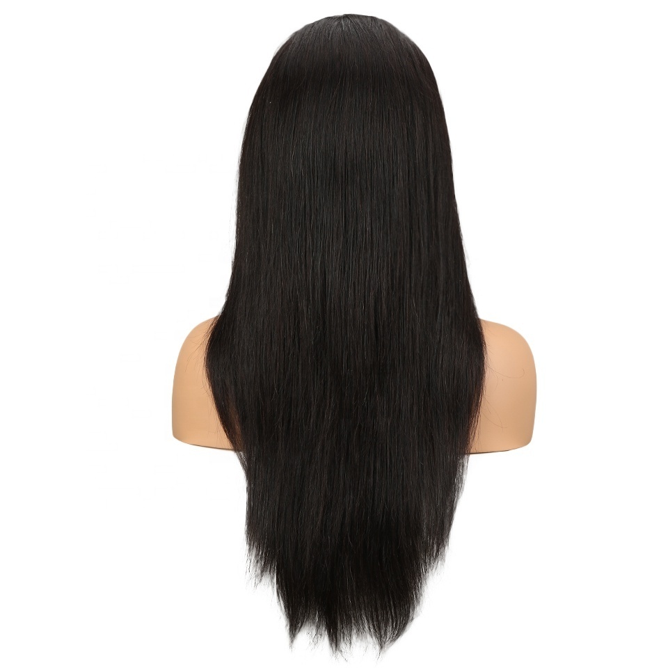 brazilian straight  remy 100% human hair wigs long lace front wig for white women, half wigs 10a top quality wholesale factory