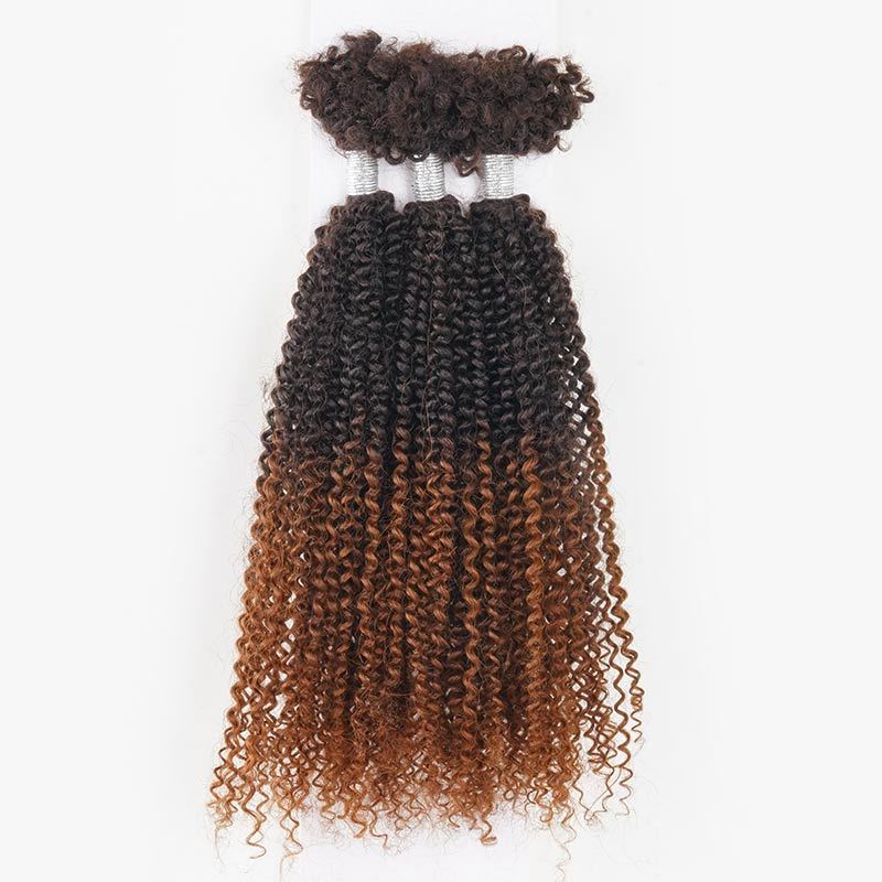 Wholesale Human Afro Kinky V Bulk Natural Curly Hair for Kinky Twist Crochet Braiding Hair