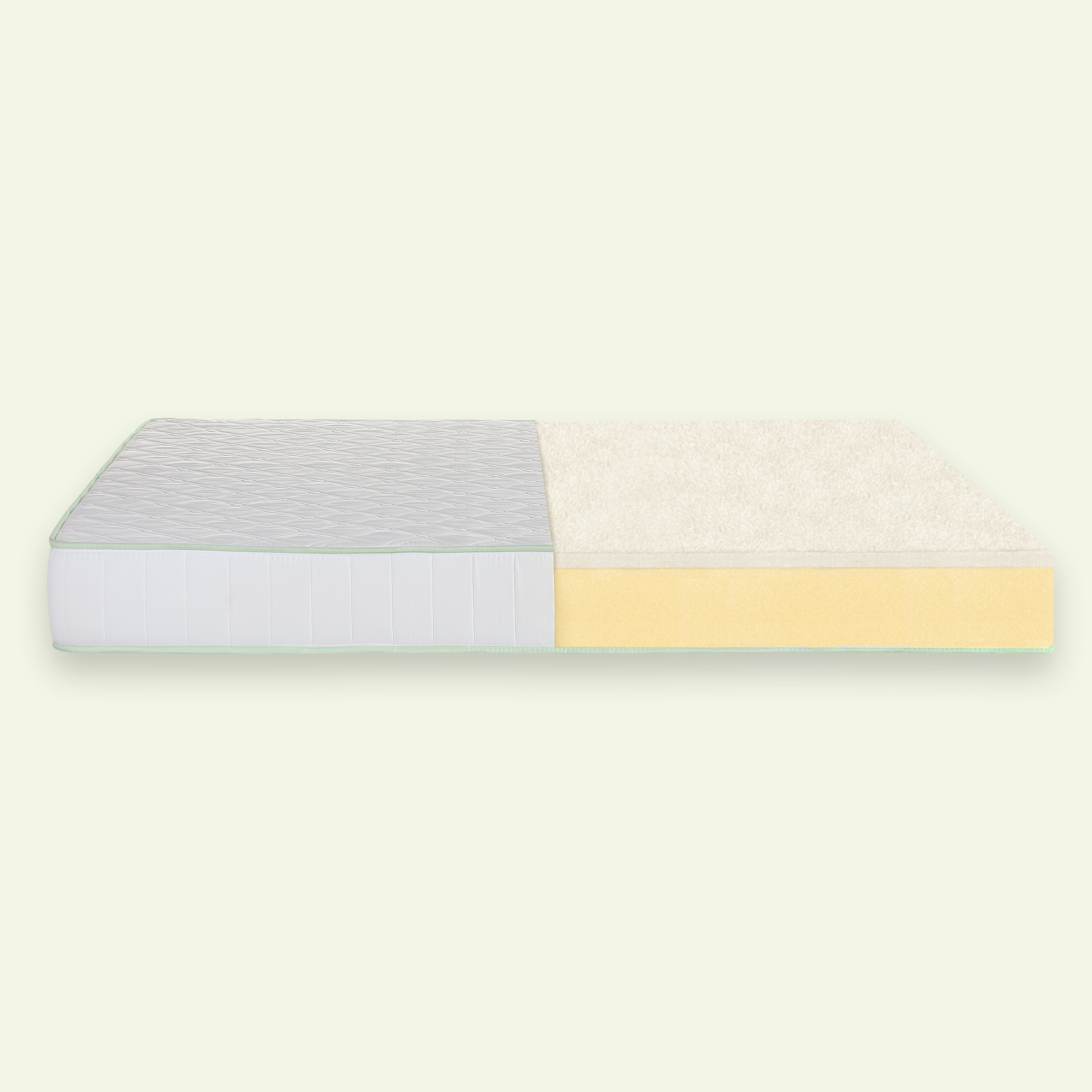 Hot Sale Top Quality 100% Made in Italy 120x190 cm h20 fiber padding Foam Mattress for bed sleeping Mattresses for bedroom