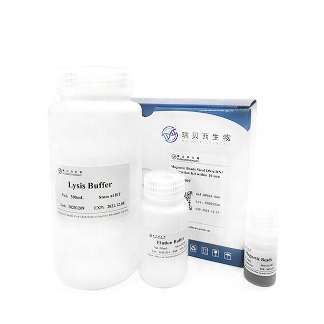 Specimens Collection Oral Swab Viral Nucleic Acid Extraction Reagent Dna Extraction Kit  Magnetic Beads Based