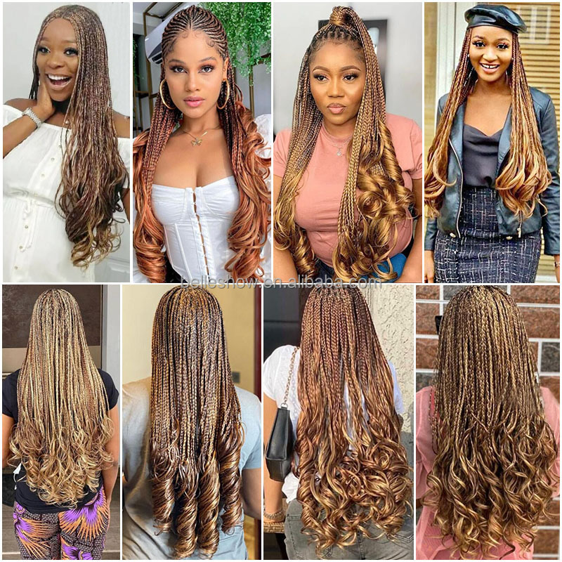 Hot sell French Curl Crochet Braids Custom Spiral Curly Hair Synthetic Wavy braiding hair Extensions