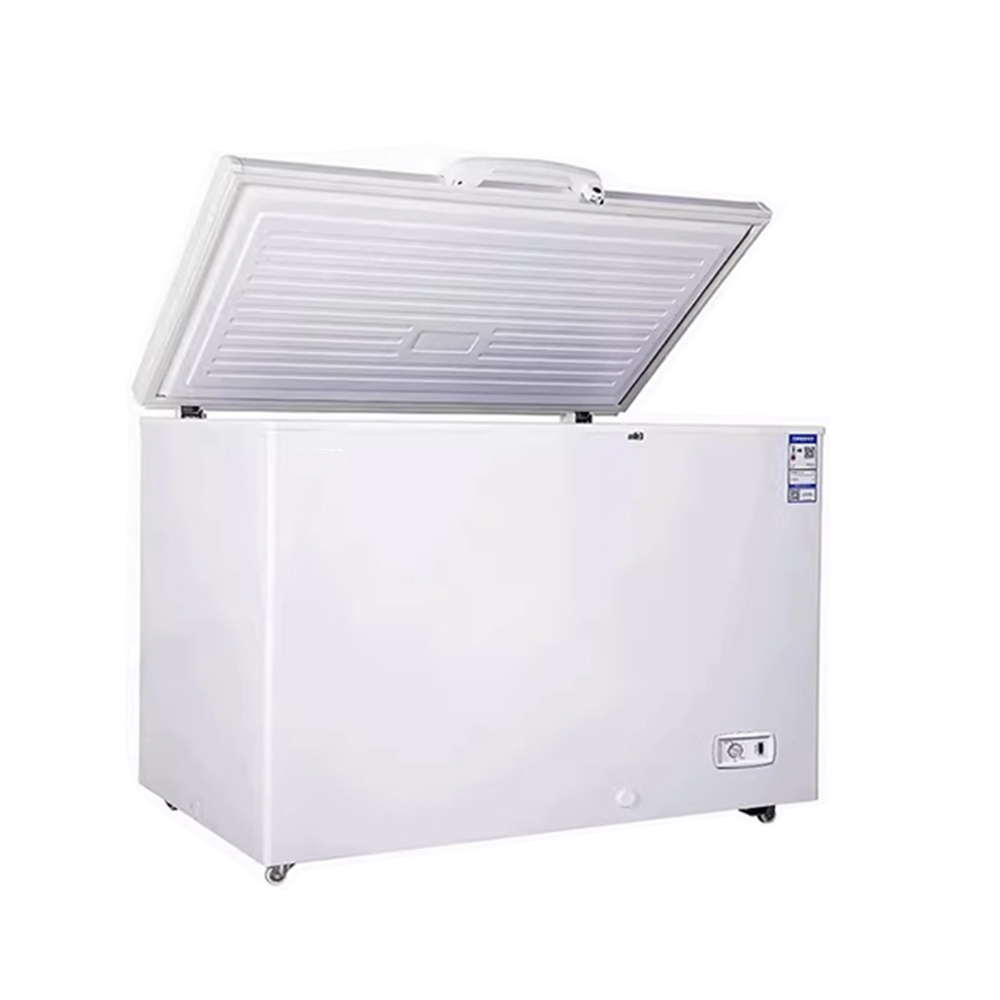 Rebirth Single Door Fridges deep chest electric freezers with lock LED Light Single temperature gas mini freezer