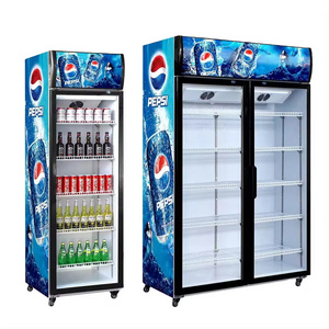 Pepsi Refrigerator with Glass Door for Beverage Display and Promotion