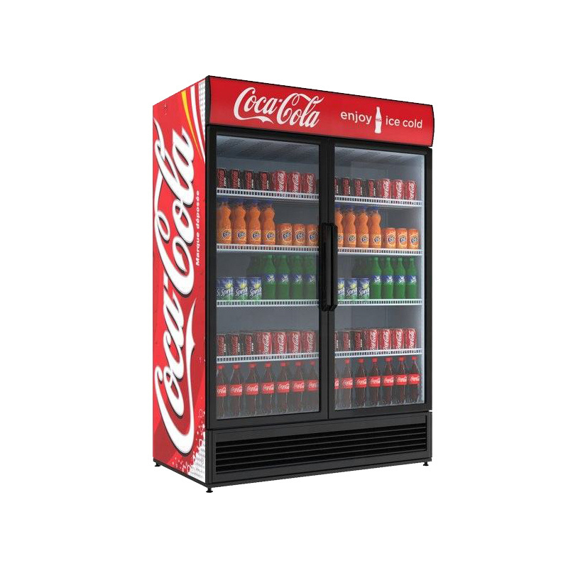 Pepsi Refrigerator with Glass Door for Beverage Display and Promotion