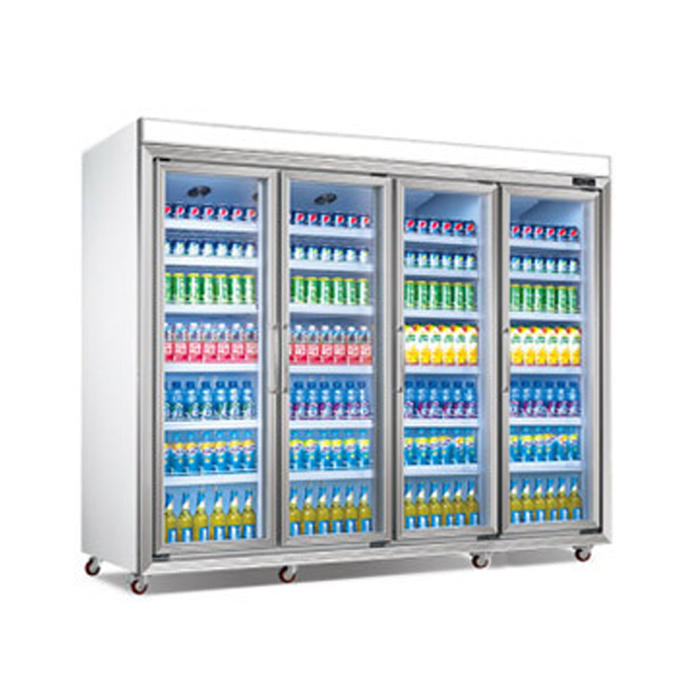 Dairy fruit and vegetable commercial open cooler commercial fridge for drinks round refrigerator