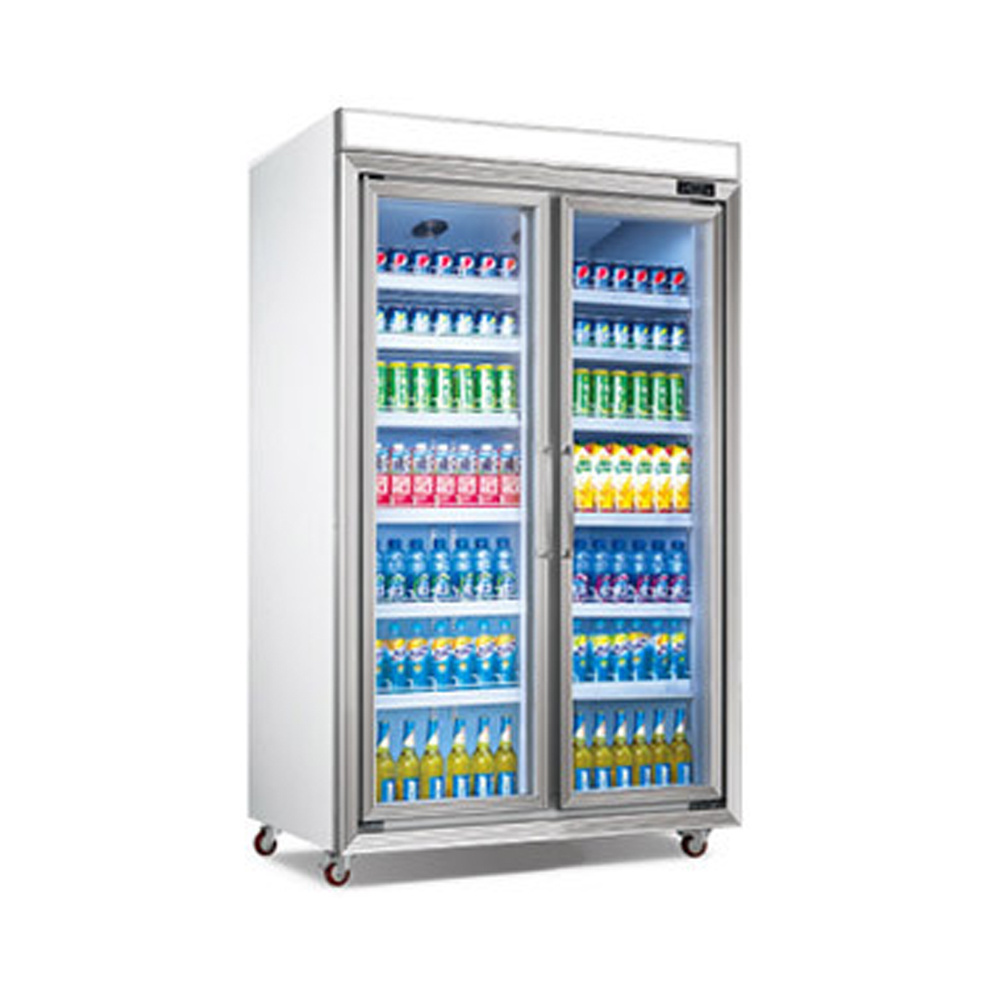 Dairy fruit and vegetable commercial open cooler commercial fridge for drinks round refrigerator