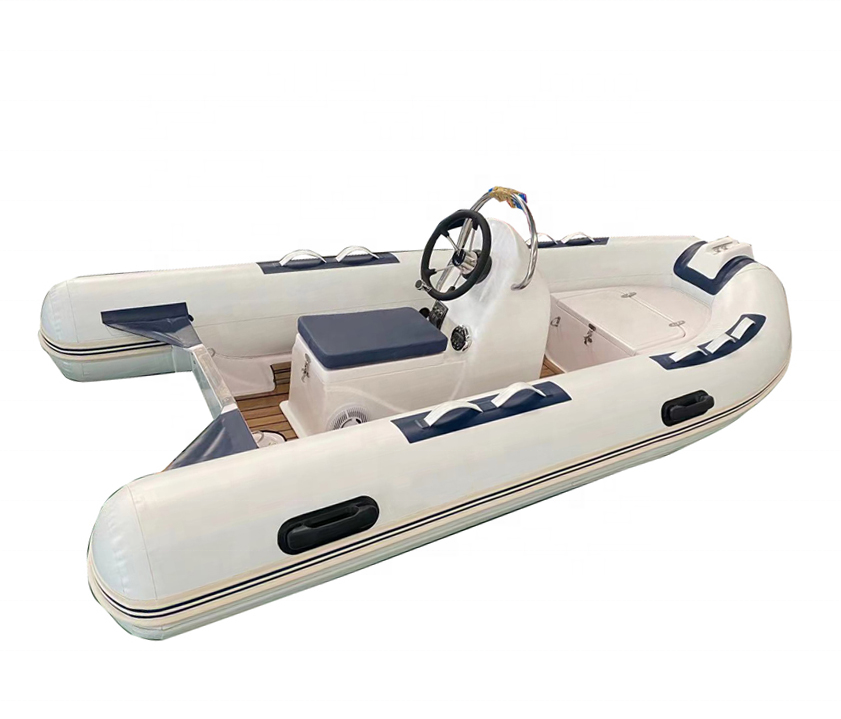 11ft Rib 330 Hypalon/PVC Semi-Rigid Fiberglass Inflatable Boats With Jockey Seat Console