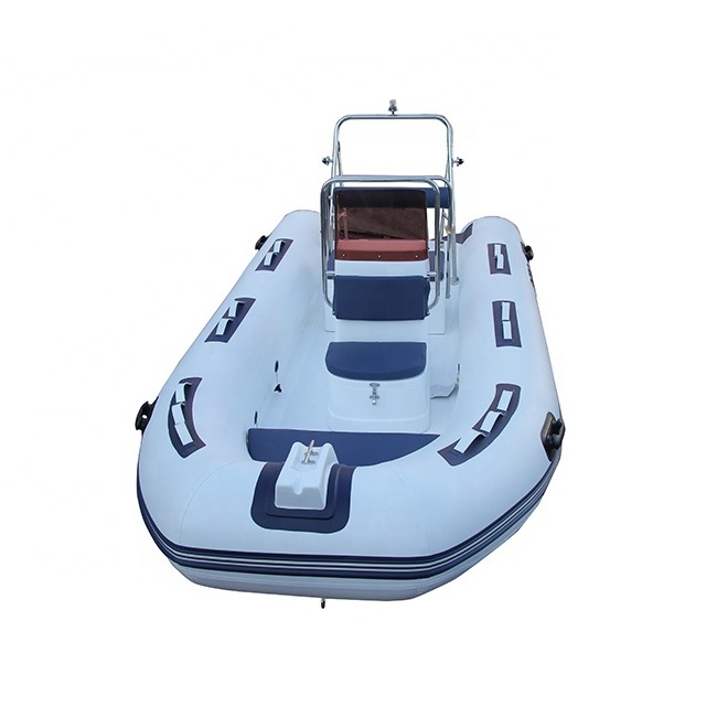 Hot Sell RIB 390 Inflatable PVC/Hypalon RIB Steering Console Boats For Sale