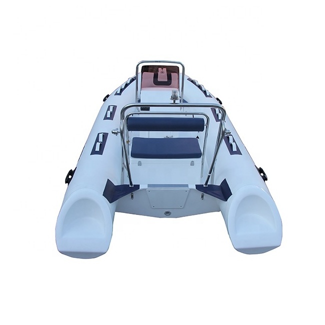 Hot Sell RIB 390 Inflatable PVC/Hypalon RIB Steering Console Boats For Sale