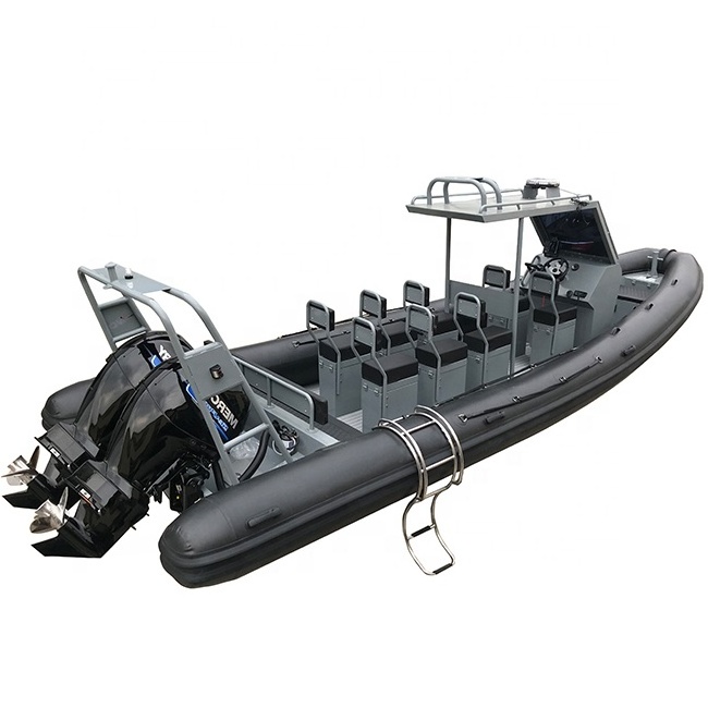 28ft RHIB 860 Aluminum Hull Hypalon Patrol RIB Inflatable Boats For Sale