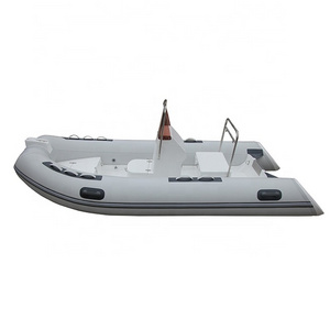 Centre Console 12ft RIB 360 Fiberglass Hull Deep V Shape  PVC/Hypalon Inflatable Boat With Seat Box