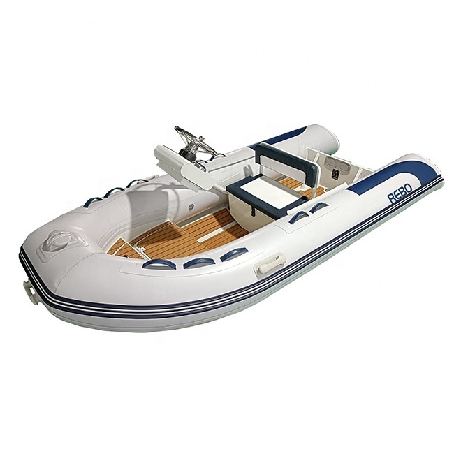 Classical Durable 11ft Rhib330 Aluminum RIB Boat Hypalon/PVC Open Fishing Tender Boat