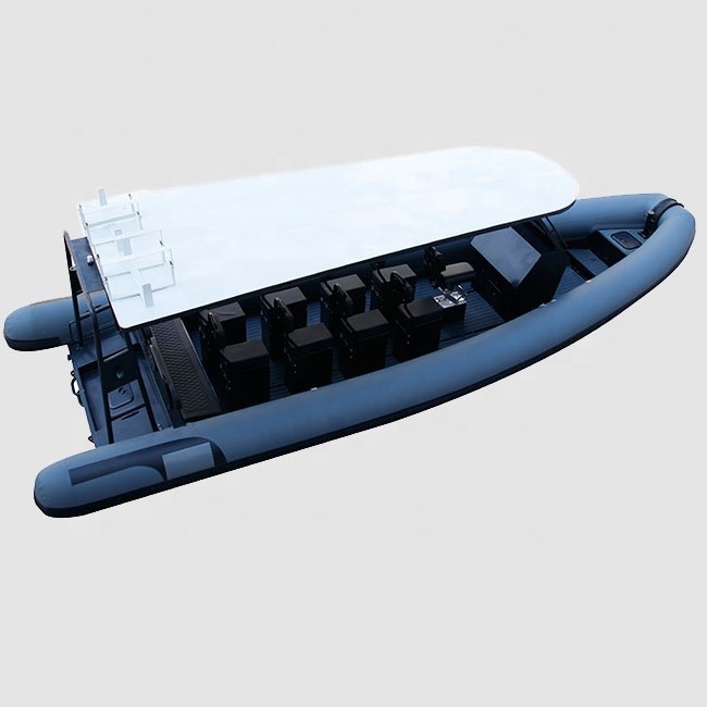 28ft RHIB 860 Aluminum Hull Hypalon Patrol RIB Inflatable Boats For Sale