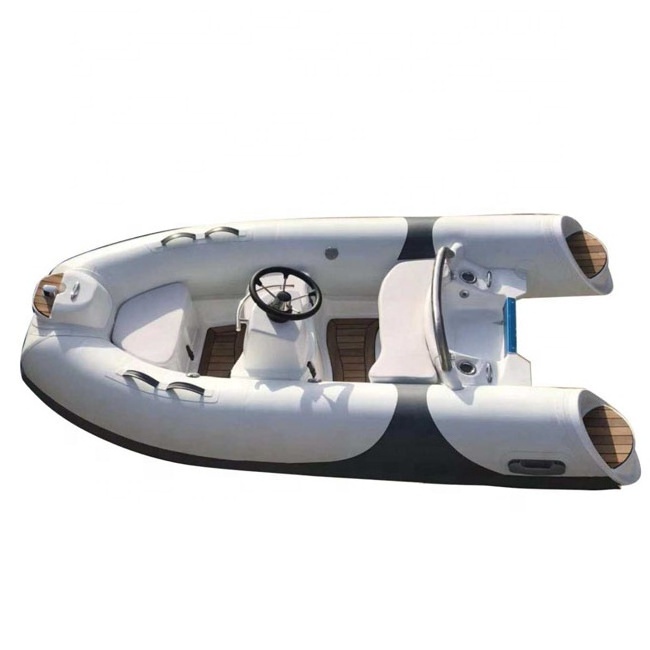 Steering Wheel 10ft RIB 300 Fiberglass Hull Deep V Shape CE  PVC/Hypalon Inflatable Boat For Fishing